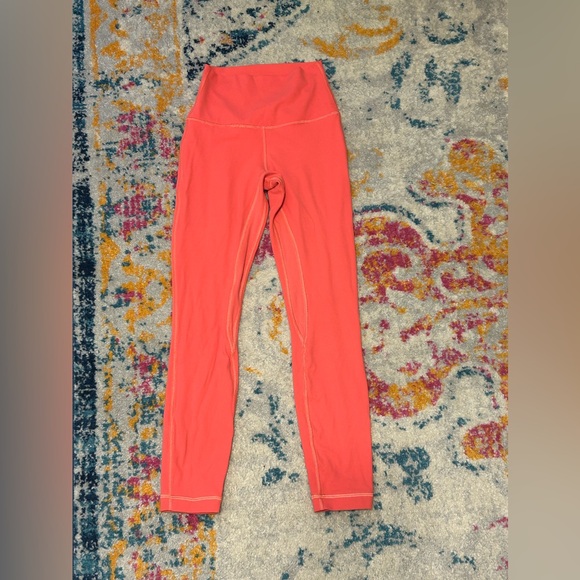 Lululemon Align Legging - Coral/Pink/Possible Pale Raspberry - Picture 2 of 6